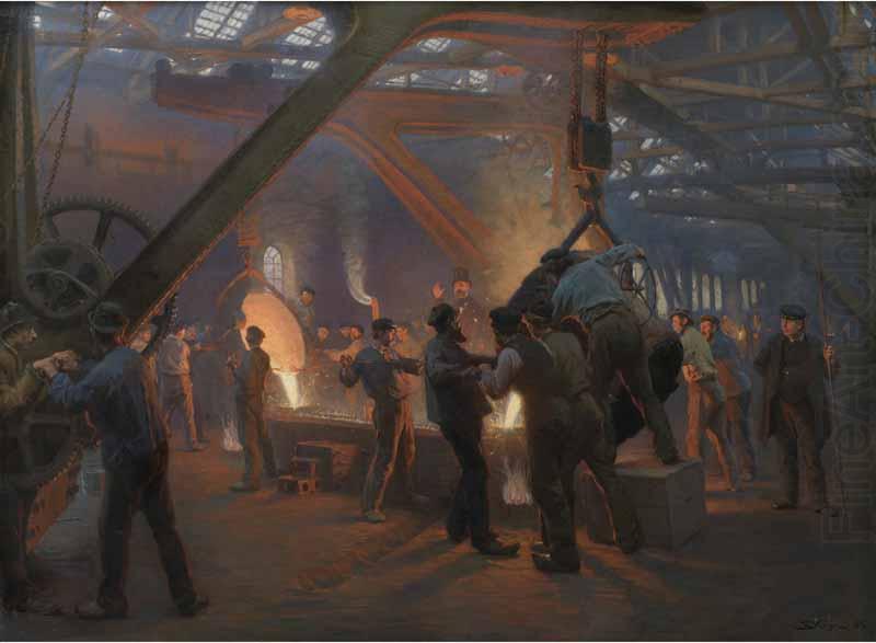 Peter Severin Kroyer From Fra Burmeister og Wains Iron Foundry china oil painting image